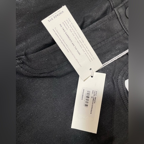 NWT AG Jeans sparkle waxed denim jeans. - Picture 3 of 5
